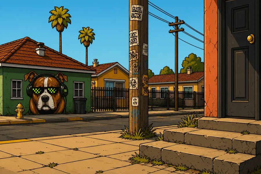 The GOOD mural house on the block